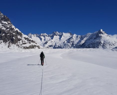 Aletschgletscher Skitour Bettmeralp